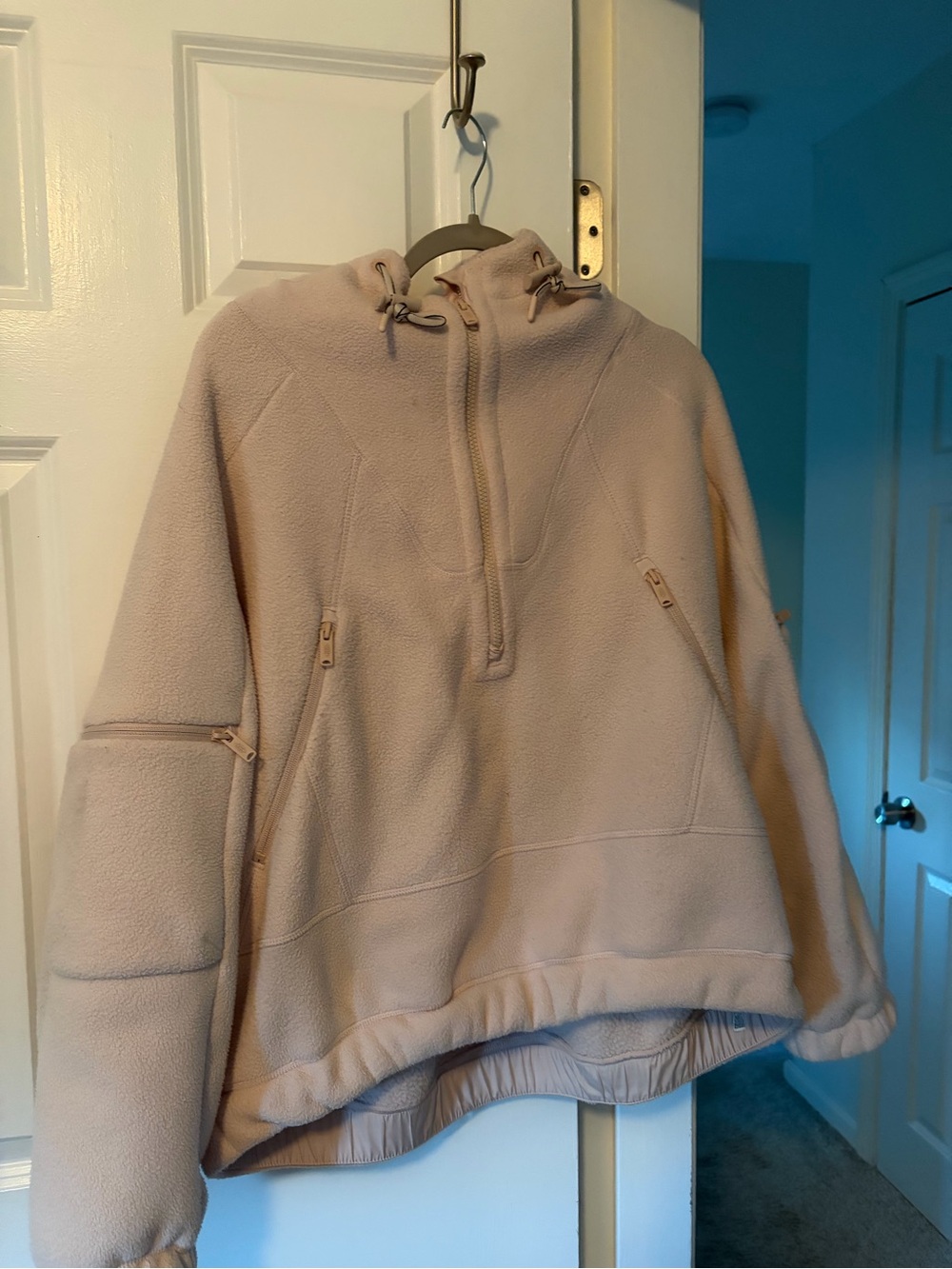 Free People Movement Wild and Free 1/2 zip fleece pullover.